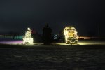 Illuminated Equipment at the South end of the Property